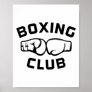 Boksklub Grafisch Cadeau Poster