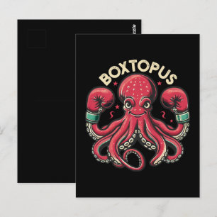 Boksoctopus - Boxtopus Briefkaart
