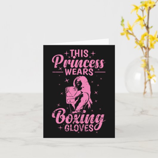 boksprinses kaart (Gele Bloem)