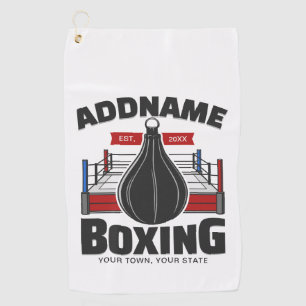 Boksring ADD NAAM Boxer Gym Snelheid Zak Golfhanddoek
