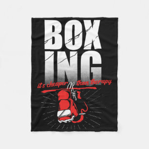 Bokstherapie Kickboksen Bokser Fleece Deken
