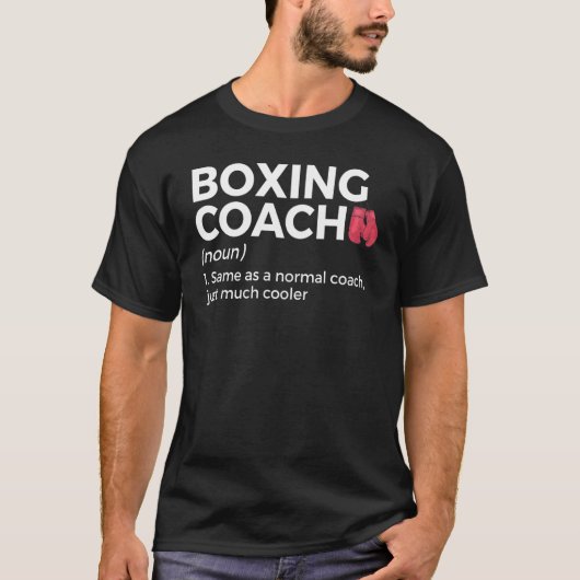 Bokstrainer Definitie T-shirt (Voorkant)