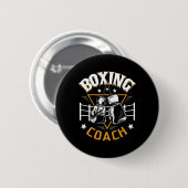 Bokstrainer - Kickboksen Kickbokser Gymbokser Ronde Button 5,7 Cm (Voorkant /achterkant)