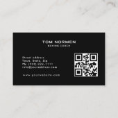 Bokstrainer Persoonlijke Trainer Gym Visitekaartje (Achterkant)