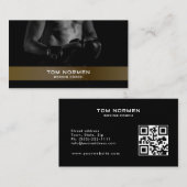 Bokstrainer Persoonlijke Trainer Gym Visitekaartje (Voorkant / Achterkant)