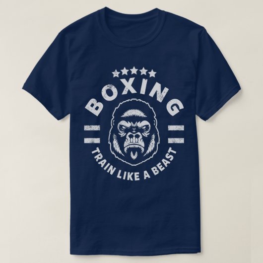 BOKSTREIN ALS EEN BEEST T-SHIRT (Design voorkant)