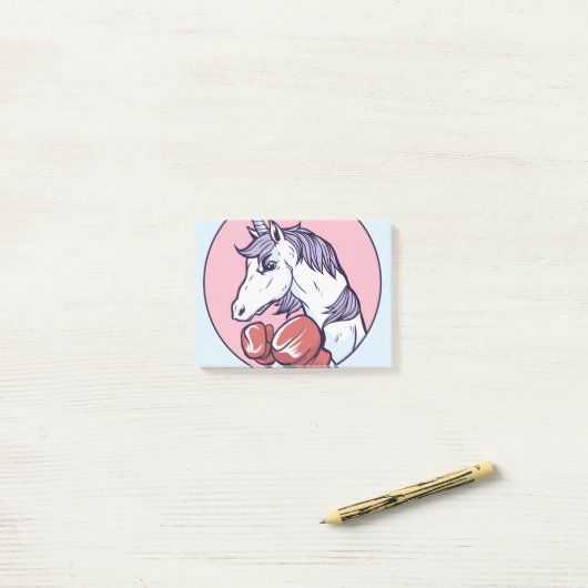 Bokswarhorn Post-it® Notes (Op bureau)