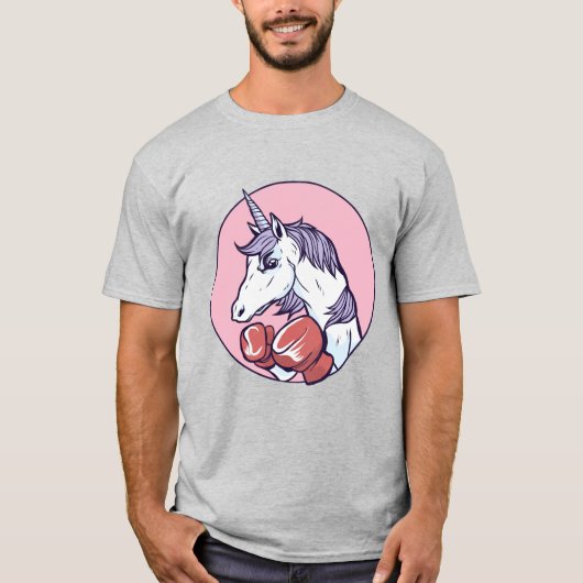 Bokswarunicorn T-shirt (Voorkant)