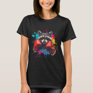 Bokswasbeer Met Bokshandschoenen Kickboksen Grappi T-shirt