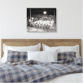 Bokswedstrijd, 1919 canvas afdruk (Insitu (Slaapkamer))