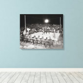 Bokswedstrijd, 1919 canvas afdruk (Insitu (Houten vloer))
