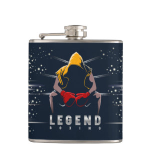Boksweglegenden heupfles