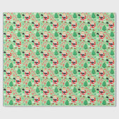 Bokswrap Kerstcadeau Inpakpapier (Vlak)