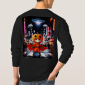 Bokuchander UFO design Long sleeves T-Shirt (Achterkant)