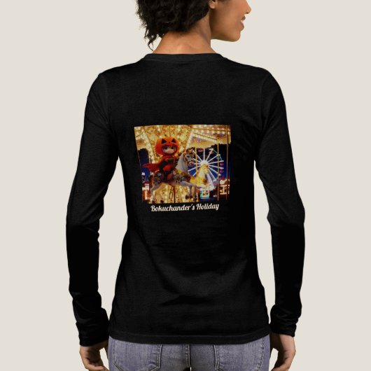 Bokuchander's Holiday T-shirt met lange mouwen (Achterkant)