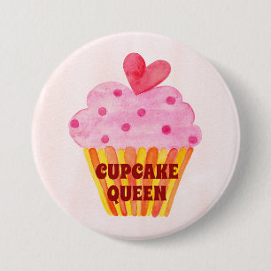 Bokwedstrijd koninginnenwedstrijd waterverf ronde button 7,6 cm
