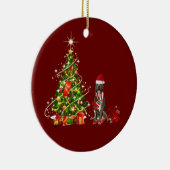 bol met Petten kerst Keramisch Ornament (Rechts)