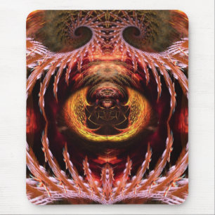 Bol Sfeer Boom Fractal Kunst Fantasie Muismat