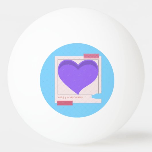 Bola de Ping Pong da minha primeira música  Pingpongbal (Voorkant)