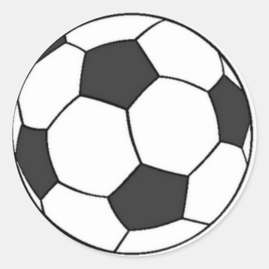 Bola preta e branca ronde sticker (Voorkant)
