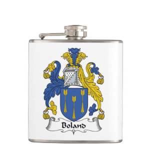 Boland Family Crest Heupfles