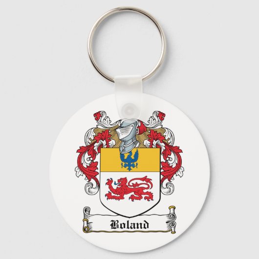 Boland Family Crest Sleutelhanger (Voorkant)