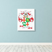 Bolanos Family Crest Canvas Afdruk (Insitu (Houten vloer))
