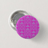 Bolbloemen En Takken Rozen Ronde Button 3,2 Cm (Voorkant /achterkant)