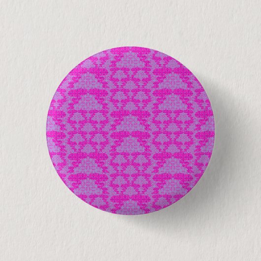 Bolbloemen En Takken Rozen Ronde Button 3,2 Cm (Voorkant)