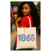 Bold 1865 Juneteenth Heritage Tote Bag