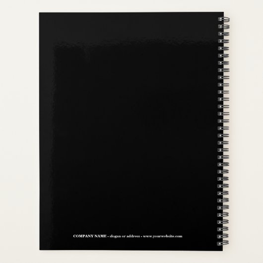 Bold 2026 Logo Zwart-wit Planner (Achterkant)