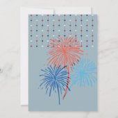 Bold 250th Anniversary Patriotic Eagle & Liberty  Kaart (Achterkant)