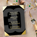 Bold 30th Birthday Luxe Zwart en Goud Folie Uitnodiging<br><div class="desc">Luxe zwart en goud 30e Verjaardagsuitnodiging met glinsterende echte gouden folie. Vet en opvallend maar eenvoudig en minimaal ontwerp met een oversized nummer 30 en duidelijke, grote typografie voor de uitnodigingsdetails, die u kunt personaliseren in een hoger of lager hoesje. Stijlvolle en glam 30e verjaardagsfeestje uitnodigen voor hem of haar....</div>
