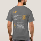 BOLD 3.21 Down Syndrome Awareness Unisex T-shirt (Achterkant)
