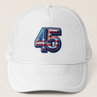 Bold 45th Birthday Mok – Amerikaanse Vlag Ballon S Trucker Pet