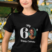 Bold 60th Birthday Photo  Tri-Blend Shirt
