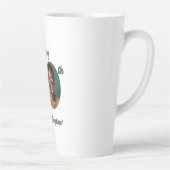 Bold 70th Birthday Photo Latte Mok (Rechts)