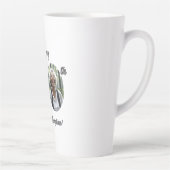 Bold 80th Birthday Photo Latte Mok (Rechts)