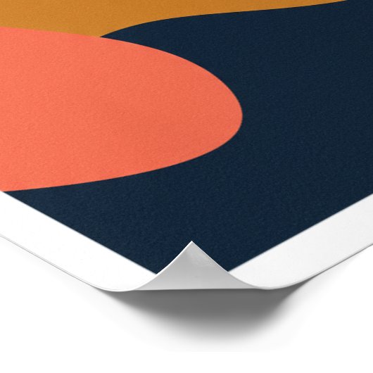 Bold Abstract Color Art Print (Hoek)