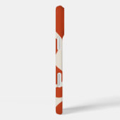 Bold Abstract Red Organic Shapes Phone Case (Achterkant / Rechts)