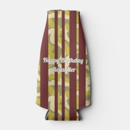 Bold Abstract Stripes Pattern Any Age Birthday Flesjeskoeler