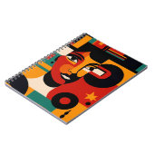Bold Abstracte vrouw Notitieboek (Linkerzijde)