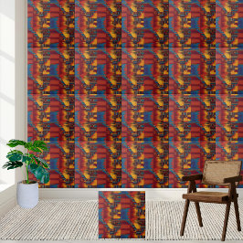 Bold African Wax Print Tegel Tegeltje