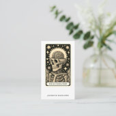 Bold AI Consultant Tarot Card Business Card Visitekaartje (Staand voorkant)