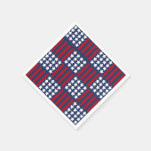 Bold American Spirit Stars & Stripes Viering Servet (Hoek)