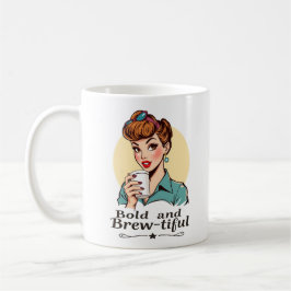 Bold and Brew-tiful Glamoureuze Retro Koffiemok