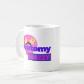 Bold and eccentric pop-art design koffiemok (Voorkant links)