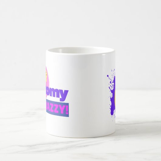 Bold and eccentric pop-art design koffiemok (Center)