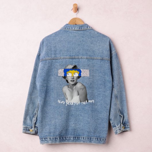 Bold Art Denim Jacket For those with power (Hangar)