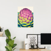 Bold Artichoke Beauty Poster (Thuiskantoor)